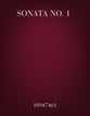 Guitar Sonata No. 1 Guitar and Fretted sheet music cover